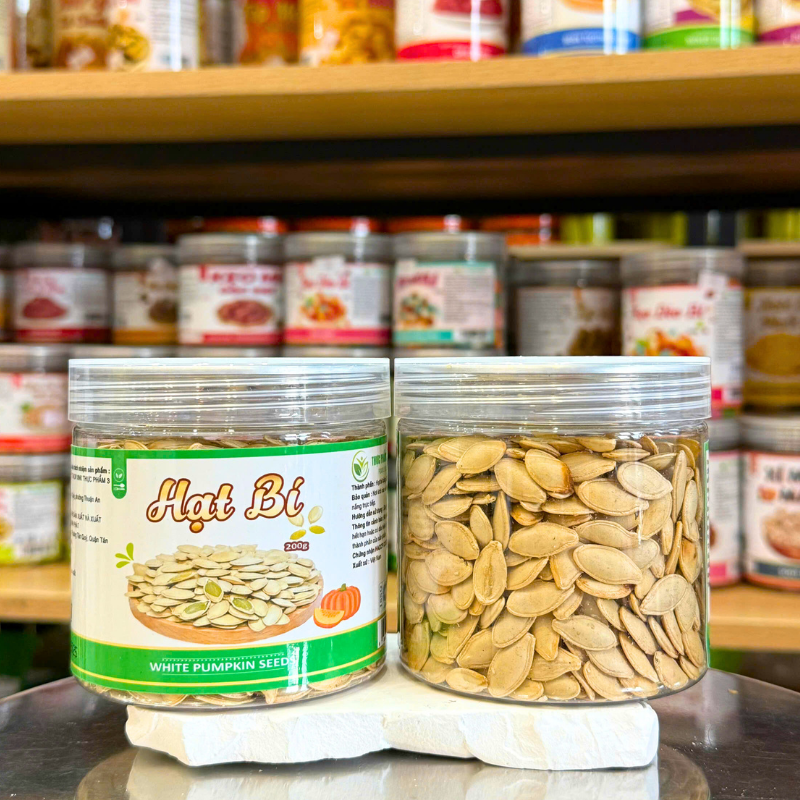 Hạt Bí Trắng Đặc Biệt Mini 200g Hộp Pet