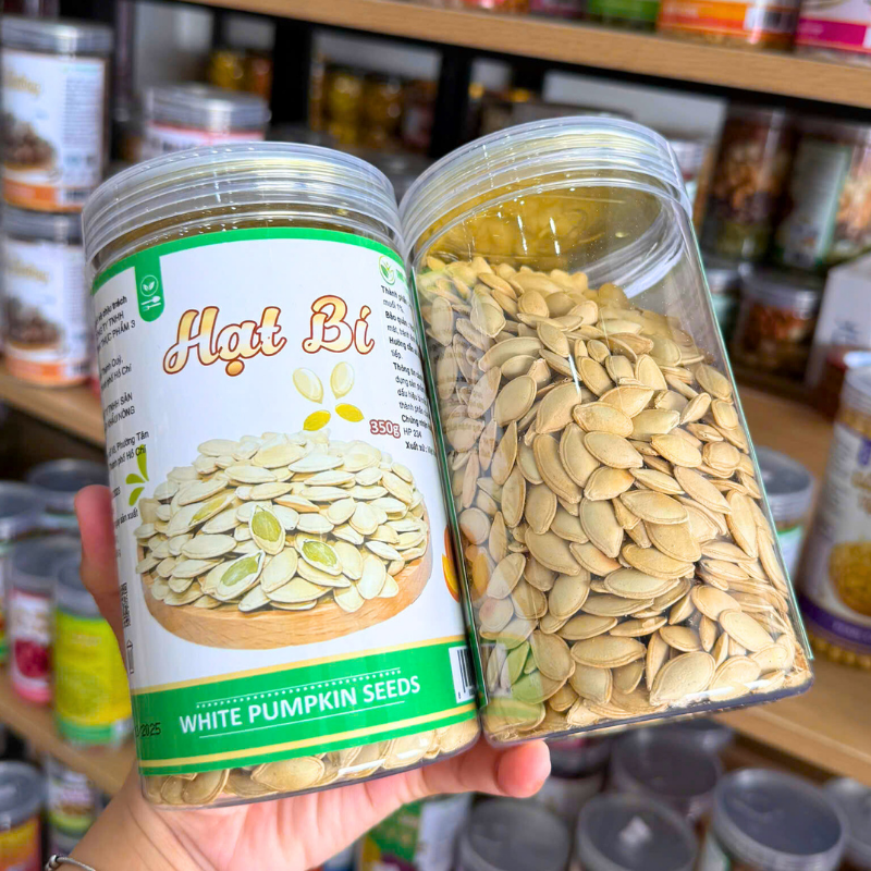 Hạt Bí Trắng Loại Đặc Biệt 350g Hũ Pet