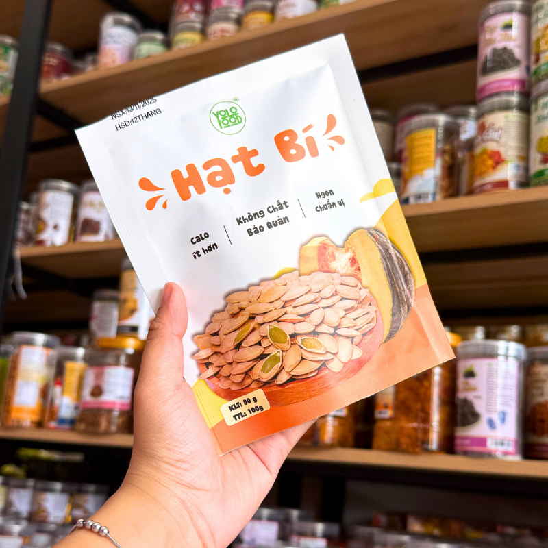 Hạt Bí Trắng Loại Đặc Biệt Yolo - Bí Ngô Gói 100g – một lựa chọn đáng tham khảo trong Yolo Food