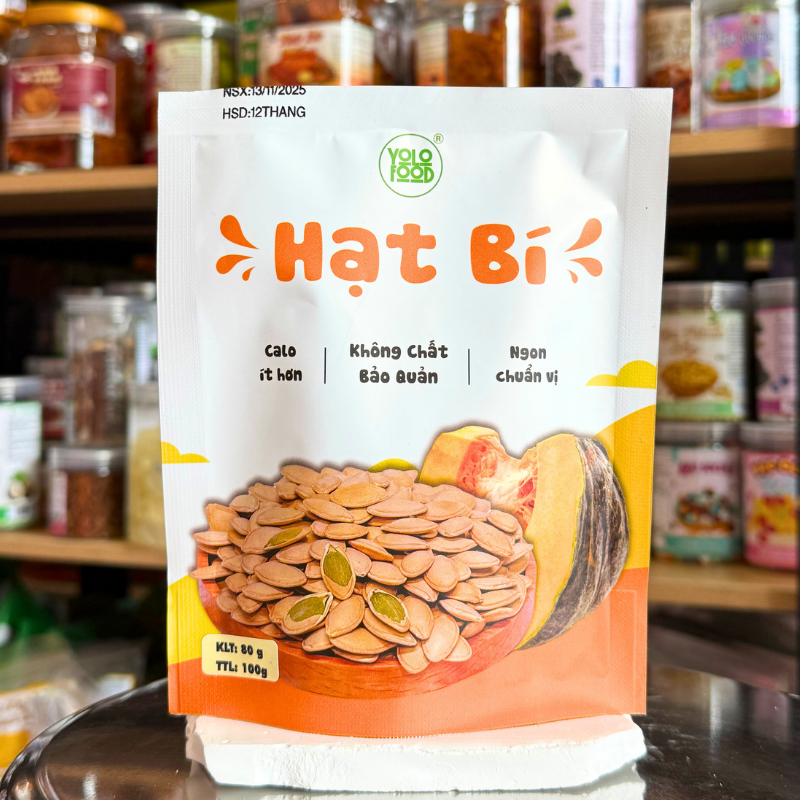 Mặt trước túi sản phẩm gói 100g