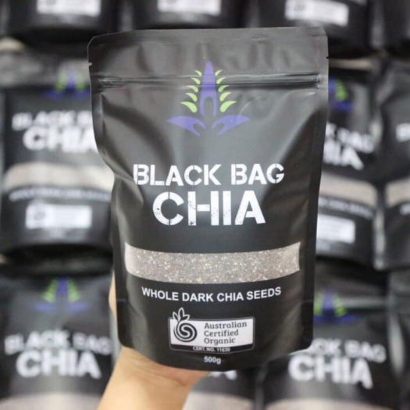 Hạt Chia Úc Túi Đen 500g