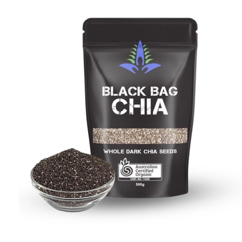 Hạt Chia Úc Túi Đen 500g – một lựa chọn đáng tham khảo trong Cà phê, trà, mật ong