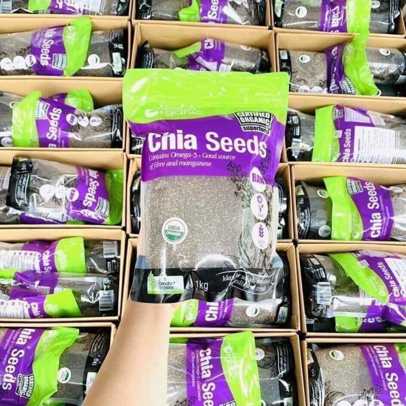Hạt Chia Absolute Organic Chia Seeds 1kg