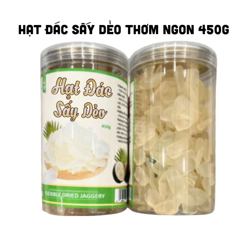 Hộp 450g với nhãn sản phẩm và phần hạt nhìn rõ bên trong
