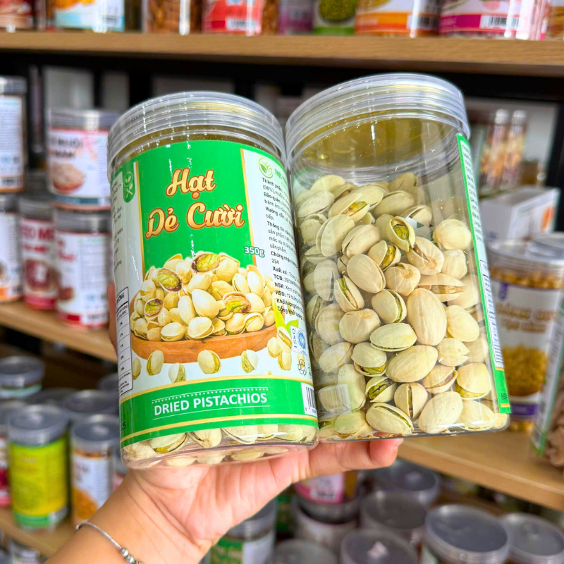 Hạt Dẻ Cười Rang Sấy Thực Phẩm 3 Miền Xanh 350g Hũ PET