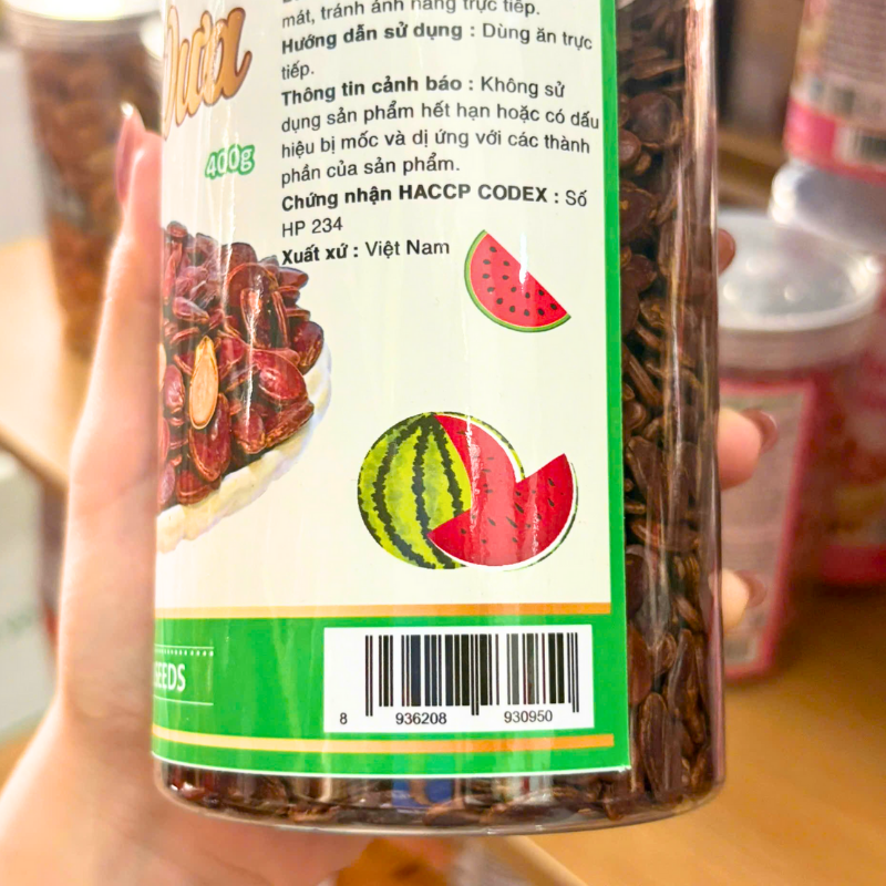Chi tiết hướng dẫn dùng, cảnh báo và xuất xứ trên nhãn