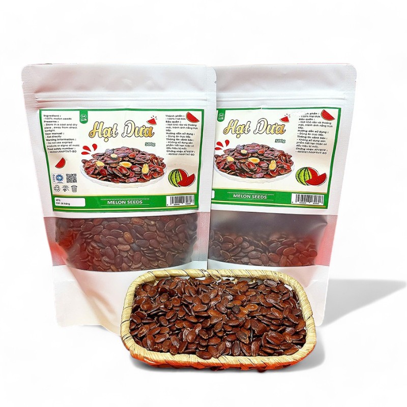 Hạt Dưa Túi Zip 500g phù hợp để tham khảo khi chọn hạt dưa