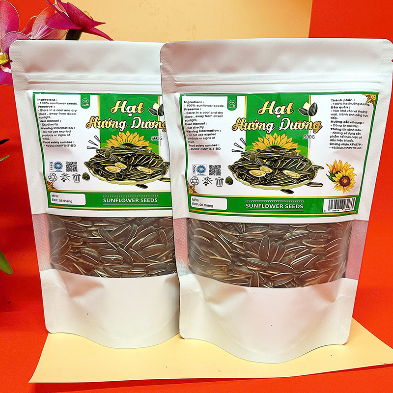 Hạt Hướng Dương Túi Zip 500g