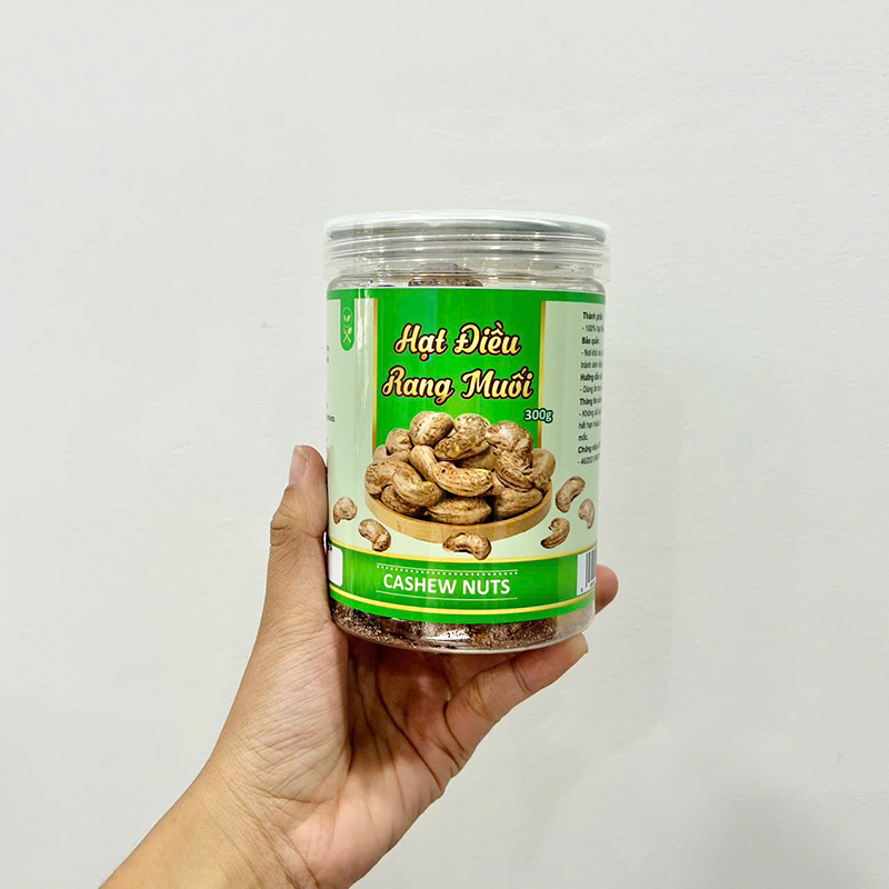 Hạt Điều Rang Muối Hộp PET 300g