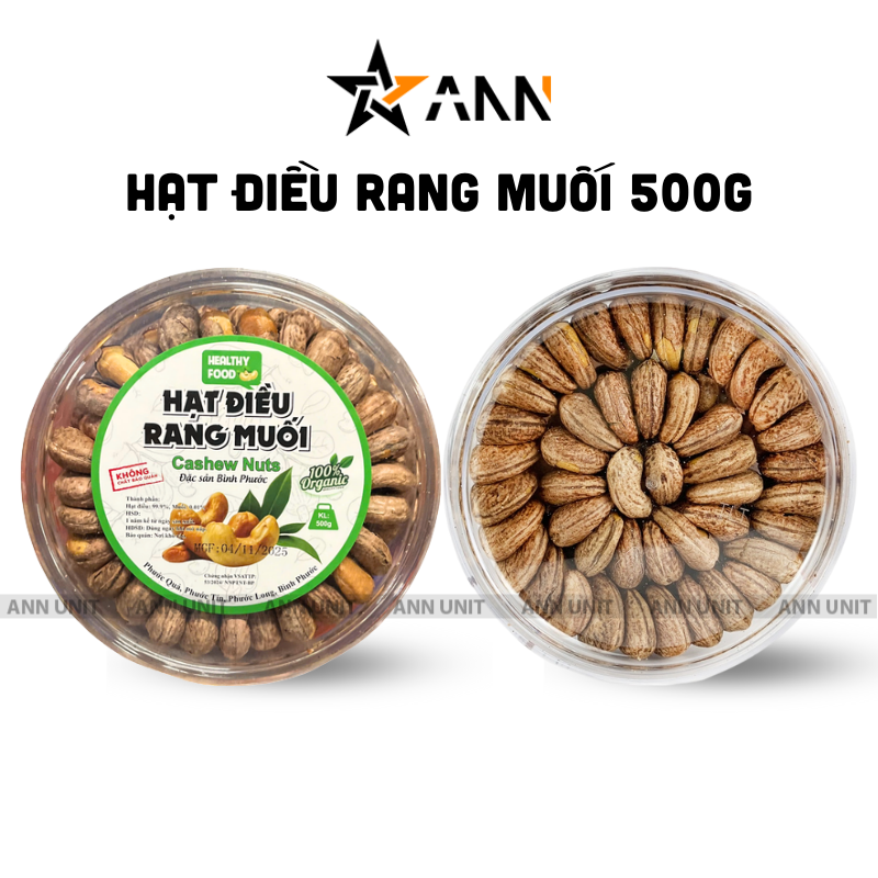Hũ 500g với cách xếp hoa gọn đẹp, dễ quan sát sản phẩm