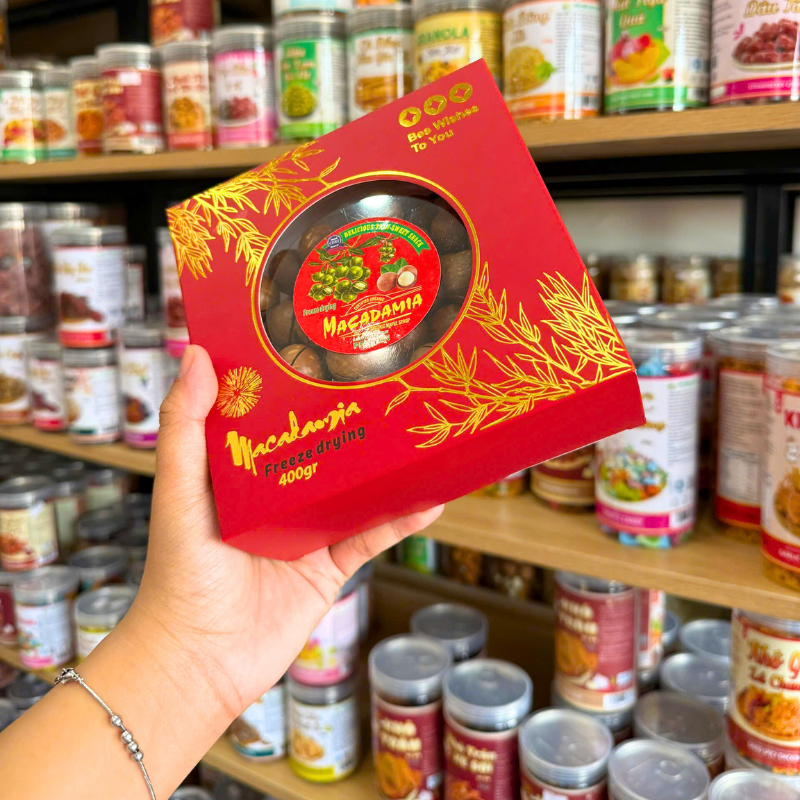 Hạt Macca Macadamia 400g Hộp Quà Tết