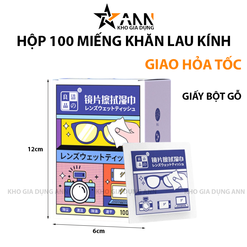 Minh hoạ kích thước hộp và thiết kế hộp 100 miếng