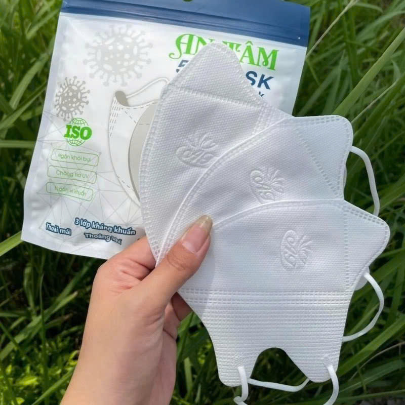 Hộp 100 Khẩu Trang Y Tế An Tâm 5D Mask