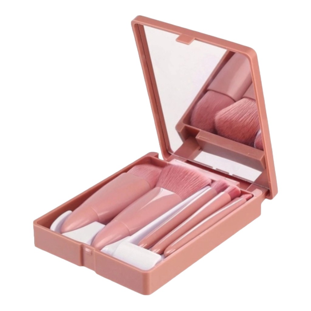 Khám phá Hộp Cọ Trang Điểm 6 Món Mini Tiện Lợi thuộc nhóm cọ trang điểm