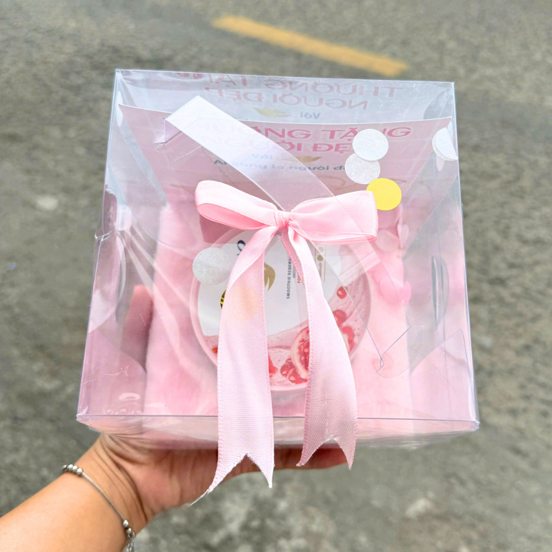 Hộp Quà Tặng Dove Tẩy Tế Bào Chết Dưỡng Ẩm Toàn Thân Hương Lựu Đỏ 298g