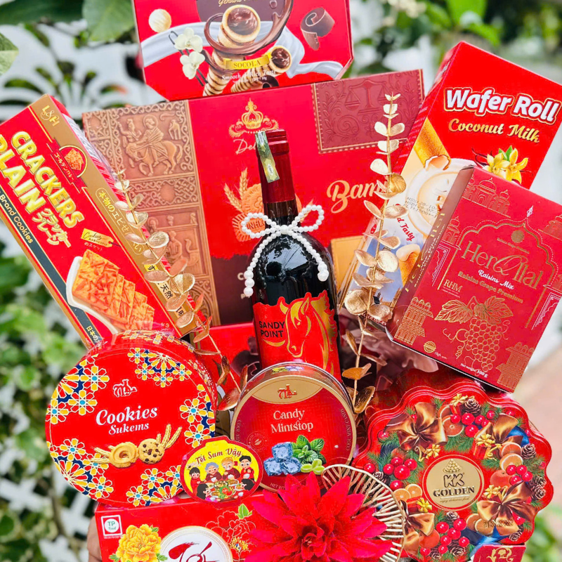Set quà mang phong cách rực rỡ, phù hợp làm quà tặng đầu năm