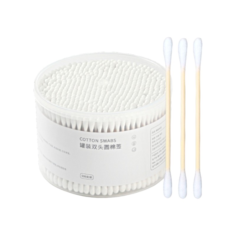Hình ảnh Combo 3 Hộp Tăm Bông Ngoáy Tai - Tăm Bông Thân Gỗ 2 Đầu Bông Mềm Mại 8x12cm trong bộ sưu tập Dụng cụ chăm sóc cá nhân