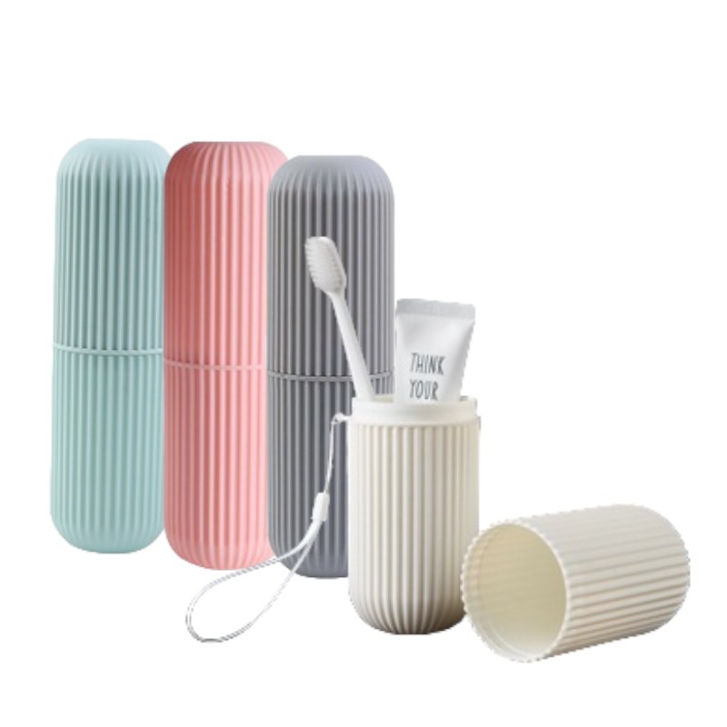 Hình ảnh Hộp Đựng Bàn Chải Kem Đánh Răng - Ống Nhựa Đựng Bàn Chải Đánh Răng Khi Đi Du Lịch 19cm trong bộ sưu tập Đồ dùng phòng tắm