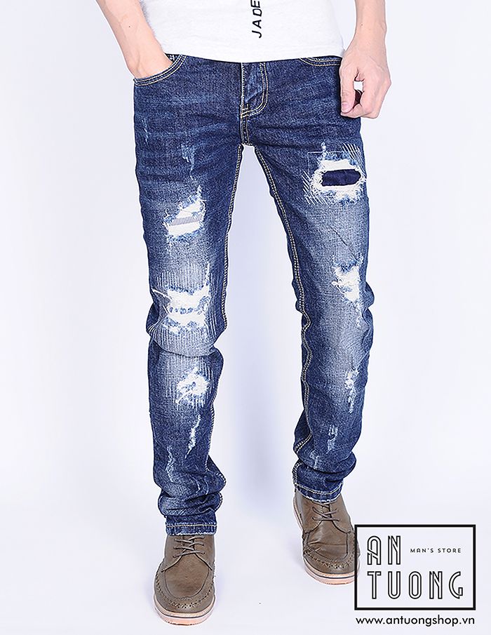 Trông bạn cực cool với quần jeans nam rách