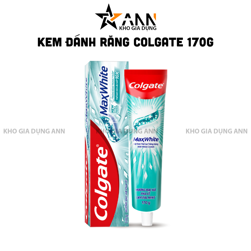 Kem Đánh Răng Colgate MaxWhite Hương Bạc Hà Pha Lê 170g