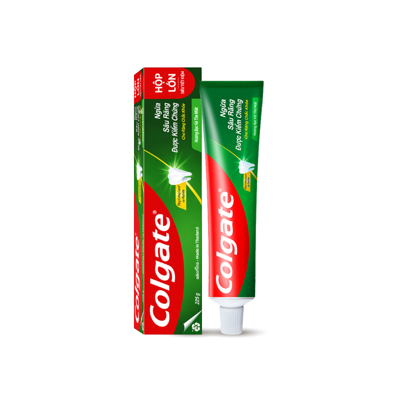 Kem Đánh Răng Colgate Ngừa Sâu Răng 225g phù hợp để tham khảo khi chọn Colgate
