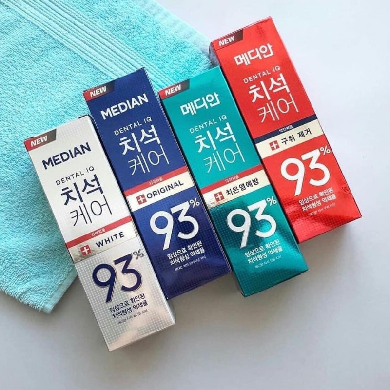 Kem Đánh Răng Median Dental IQ 93% Màu Đỏ 120g