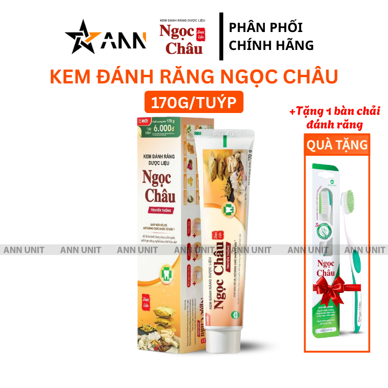 Hình sản phẩm 170g kèm quà tặng bàn chải