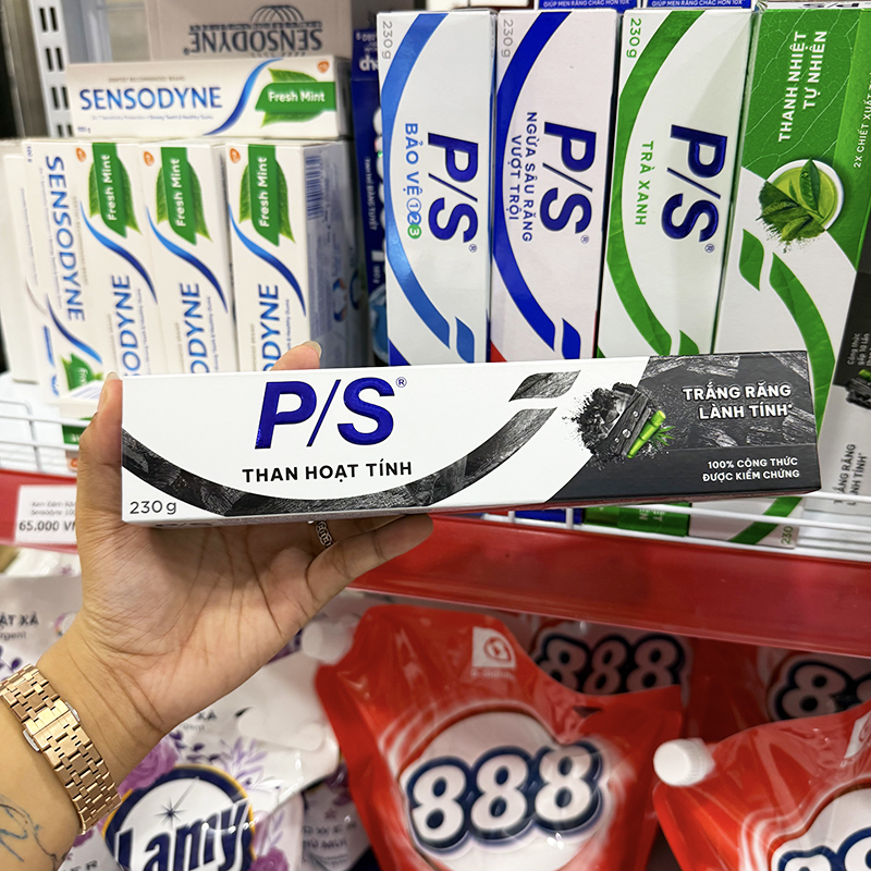 Mặt trước sản phẩm với tên dòng và khối lượng 230g