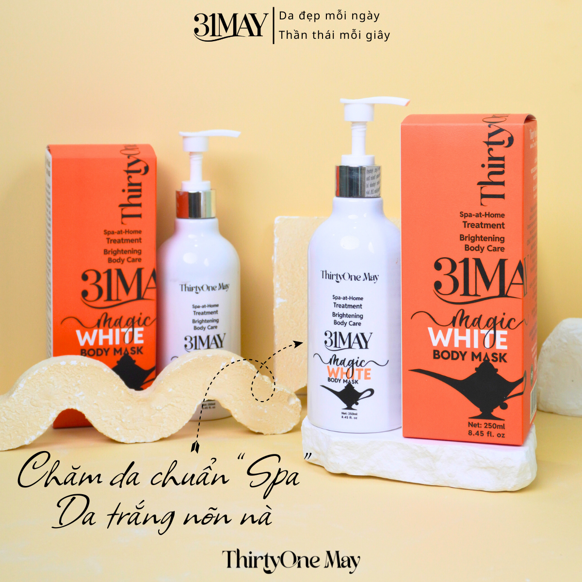 Sản phẩm phù hợp cho bước chăm sóc body tại nhà