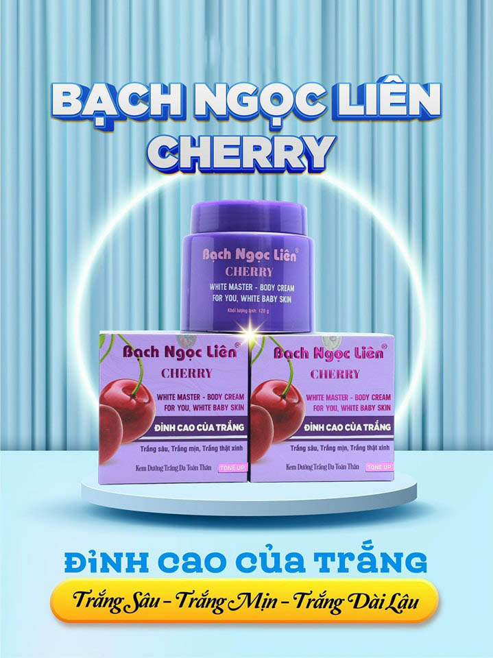 Thiết kế bao bì dòng Cherry với thông điệp “Đỉnh cao của trắng”