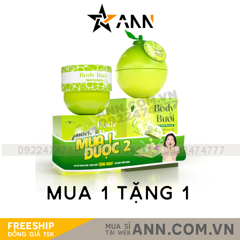 Kem Body Bưởi Mỹ Phẩm SON Group Mua 1 Tặng 1