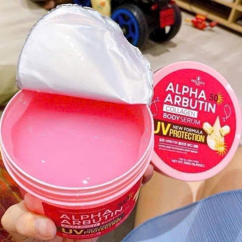 Kem Body Alpha Arbutin UV Protection 500g