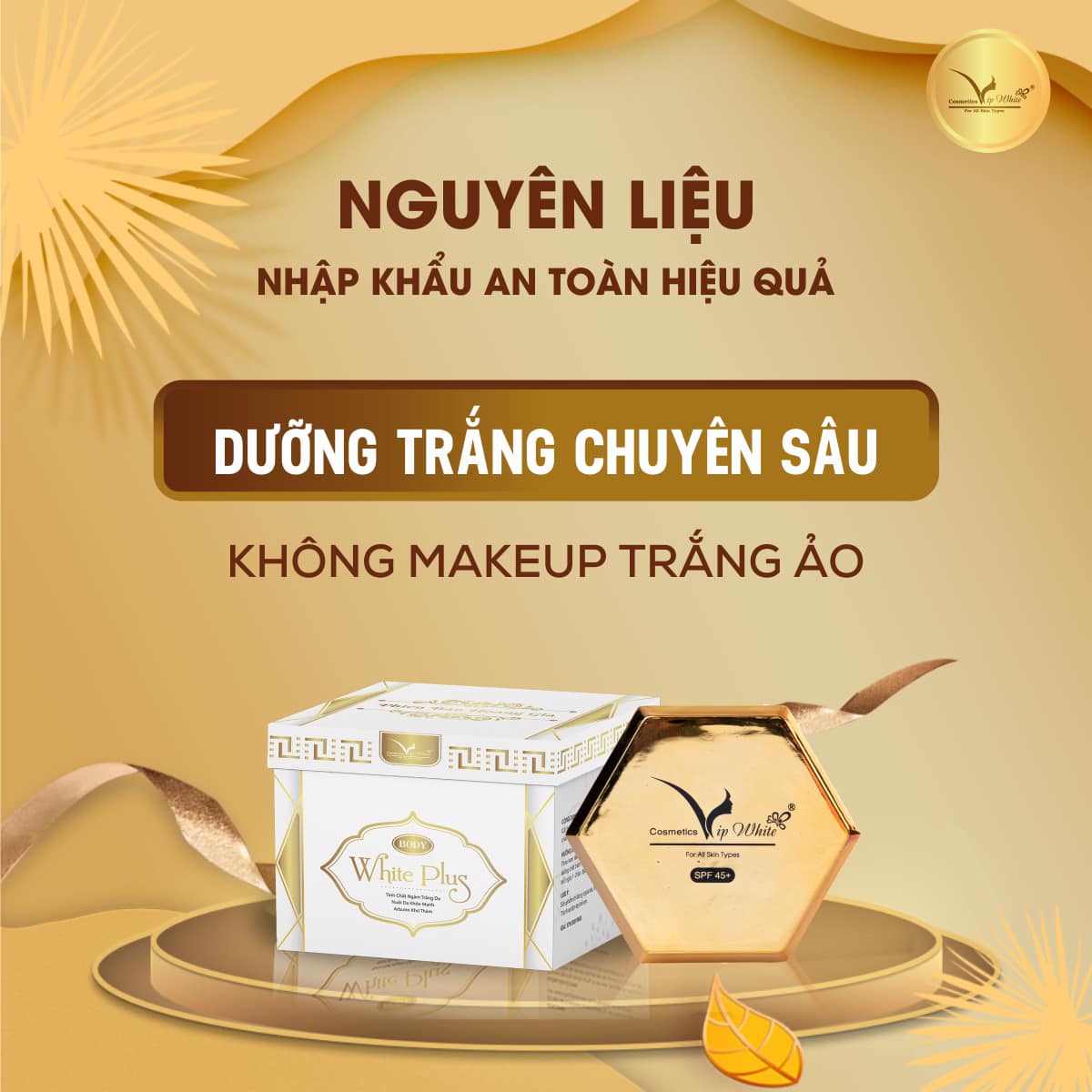 Kem Body Hoàng Gia VIP White White Plus SPF 45