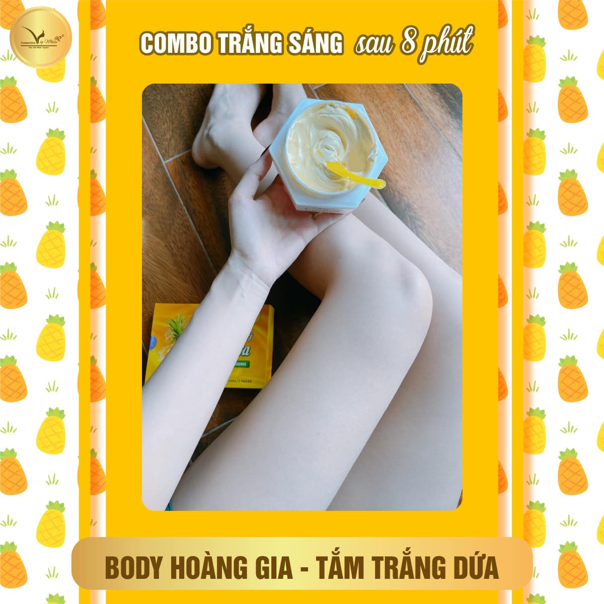 Kem Body Hoàng Gia VIP White White Plus SPF 45
