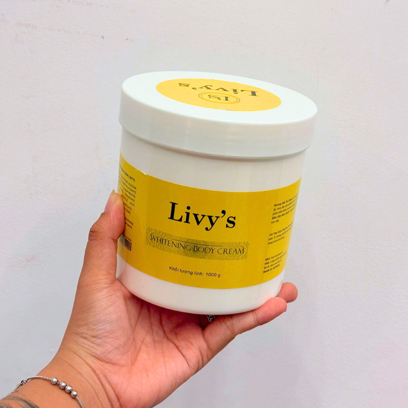 Kem Dưỡng Sáng Da Toàn Thân Livy’s Whitening Body Cream 1kg