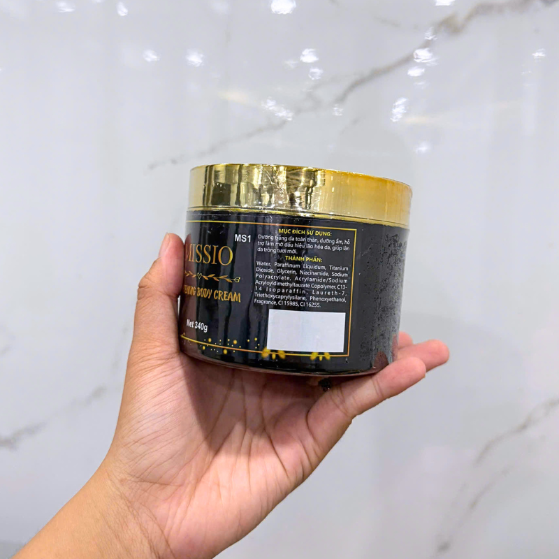 Kem dưỡng thể Missio Whitening Body Cream 340g