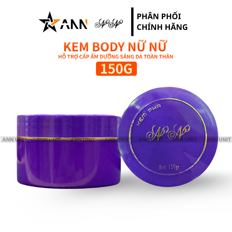 Kem Body Nữ Nữ Dưỡng Sáng Da Toàn Thân 150g
