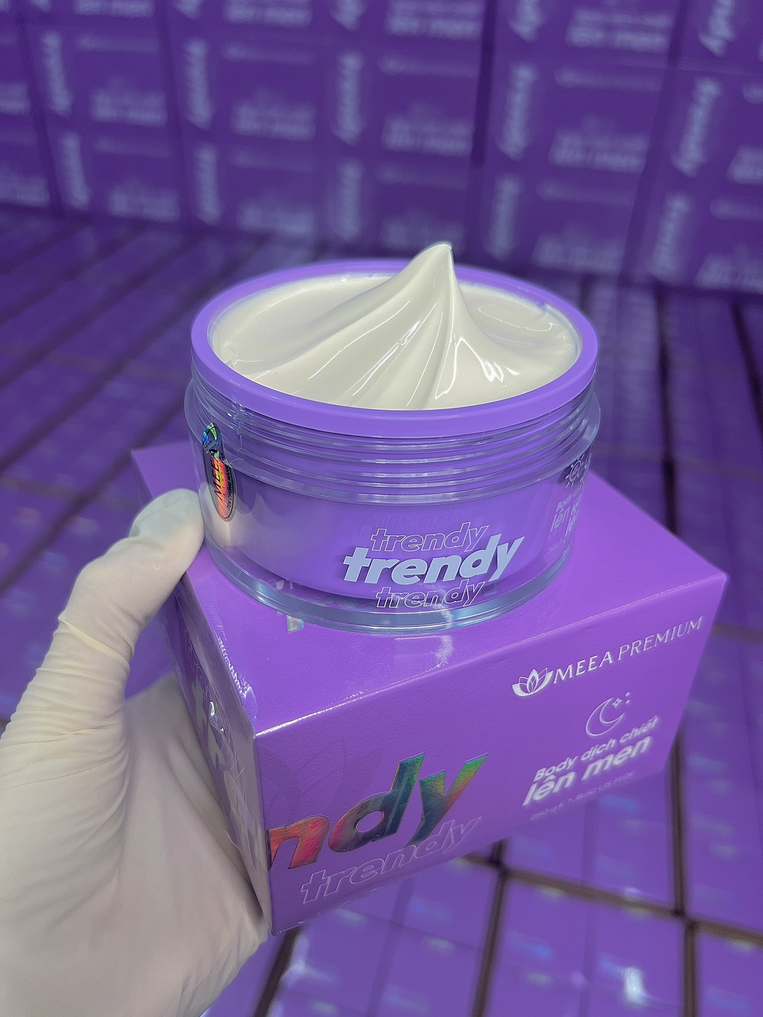 Kem Body Trendy Meea Origin Dịch Chiết Lên Men 250g - Tặng 1 Gói Ủ Bơ Meea 60g