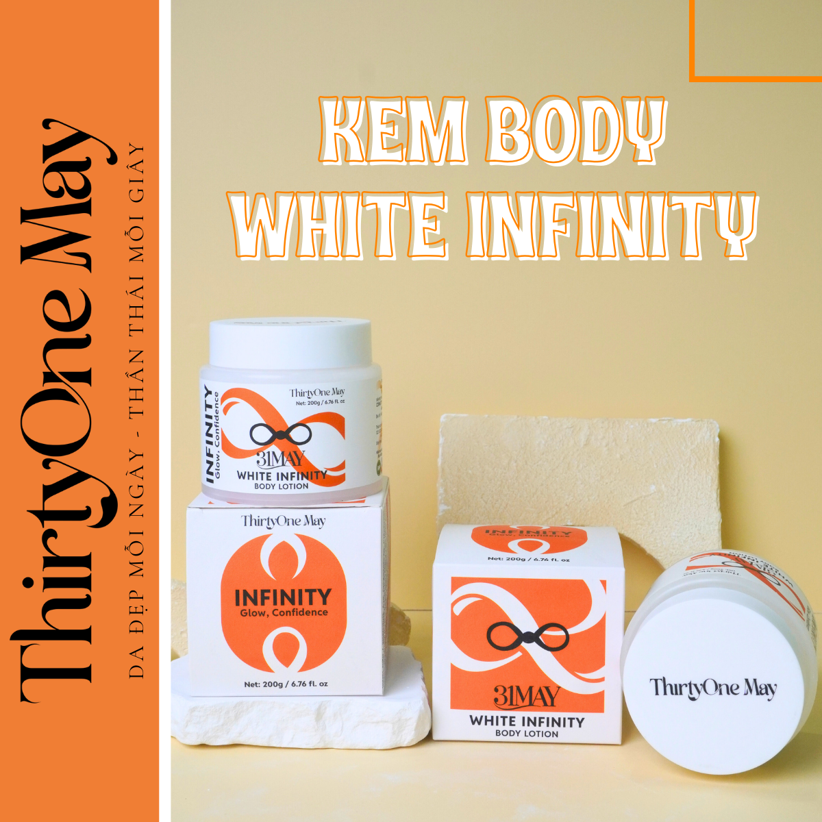 Kem Dưỡng Thể 31may White Infinity Body Lotion 200g
