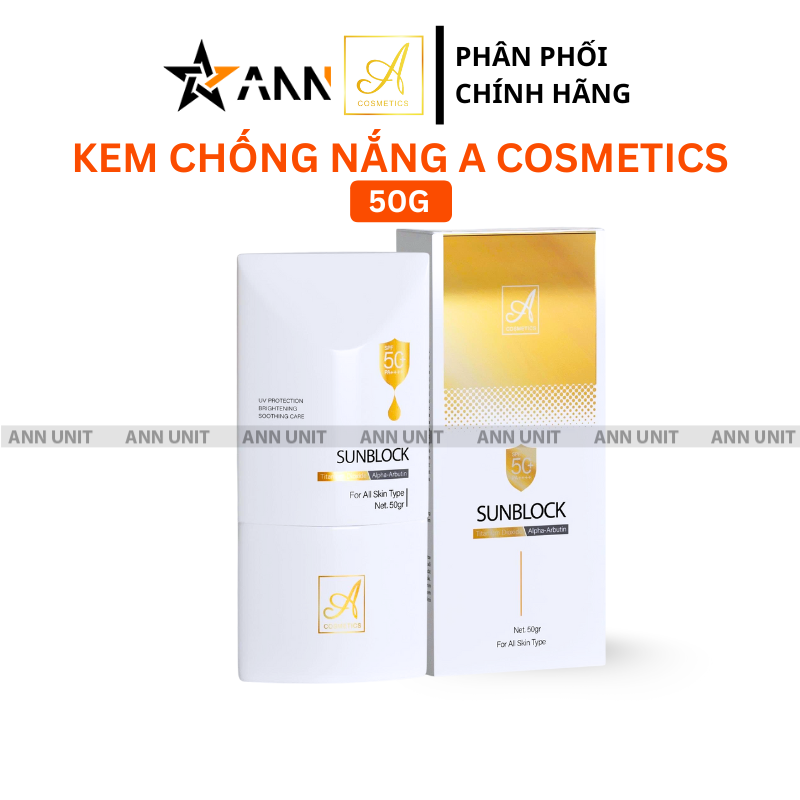 Thiết kế chai và hộp kem chống nắng bản 50g