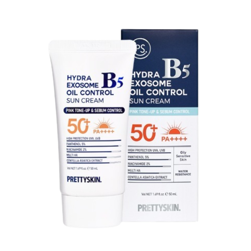 Hình ảnh Kem Chống Nắng B5 PrettySkin 50ml Màu Xanh Dương Đậm - Hỗ Trợ Chống Nắng Dưỡng Sáng Cải Thiện Lão Hóa Da trong bộ sưu tập pretty skin