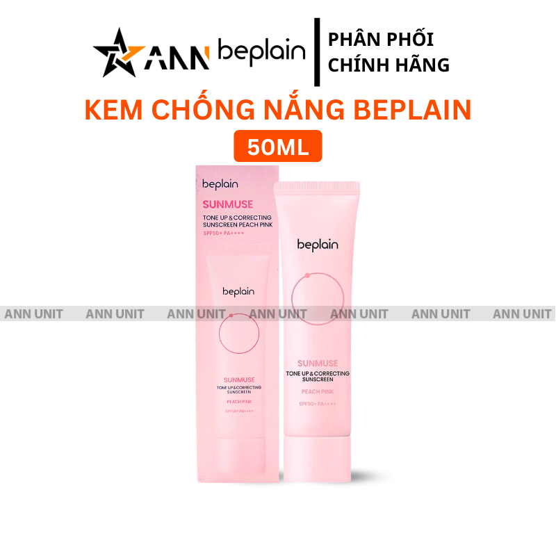 Kem Chống Nắng Beplain Sunmuse Tone Up Màu Hồng 50ml