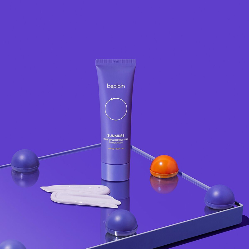 Kem Chống Nắng Beplain Sunmuse Tone Up Màu Tím 50ml