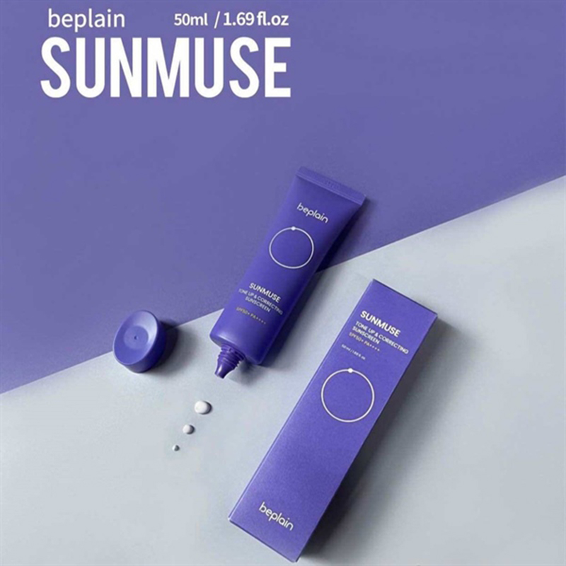 Kem Chống Nắng Beplain Sunmuse Tone Up Màu Tím 50ml