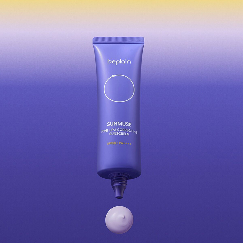 Kem Chống Nắng Beplain Sunmuse Tone Up Màu Tím 50ml