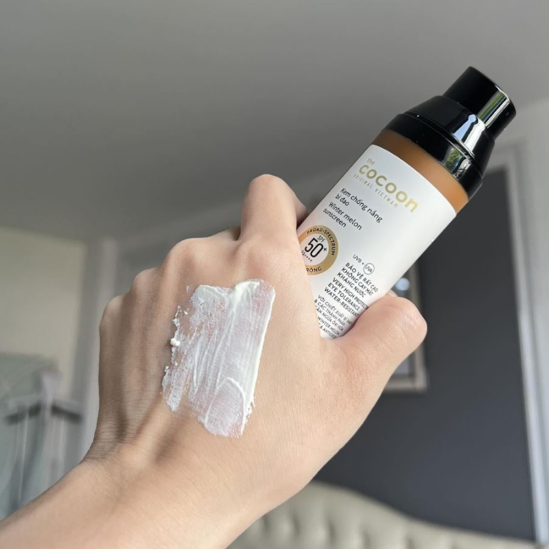 Kem Chống Nắng Bí Đao Cocoon 50ml Cho Da Dầu Mụn Nhạy Cảm