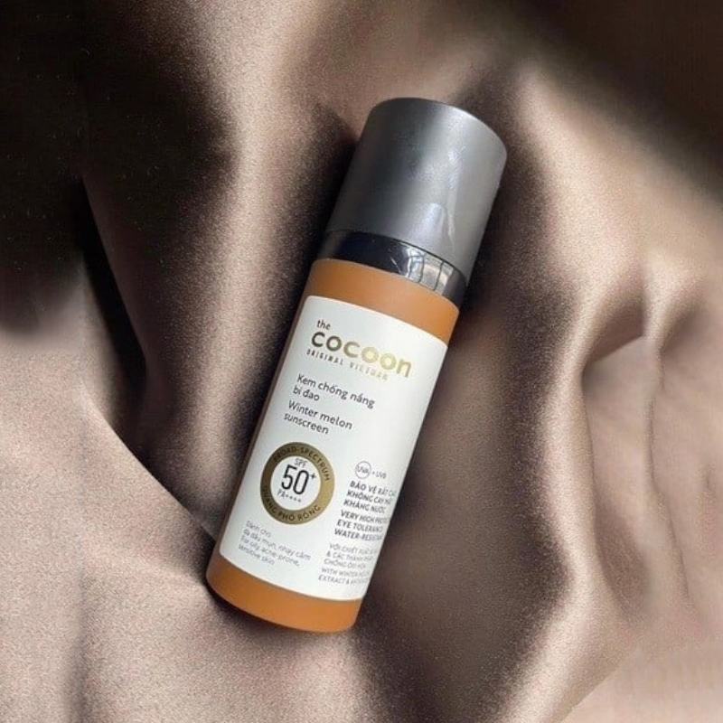 Kem Chống Nắng Bí Đao Cocoon 50ml Cho Da Dầu Mụn Nhạy Cảm