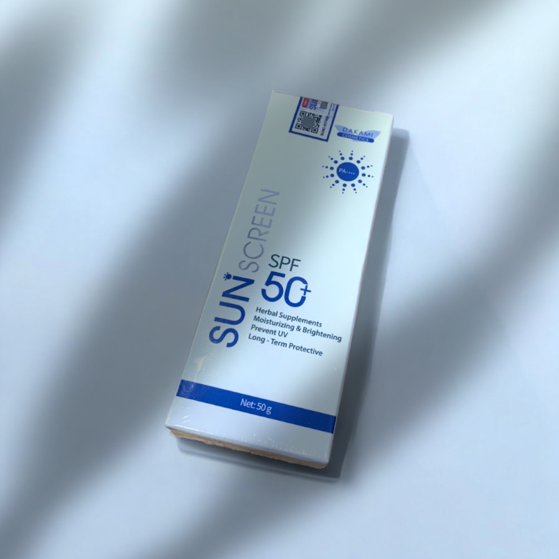 Bao bì sản phẩm với chỉ số SPF 50+ rõ nét