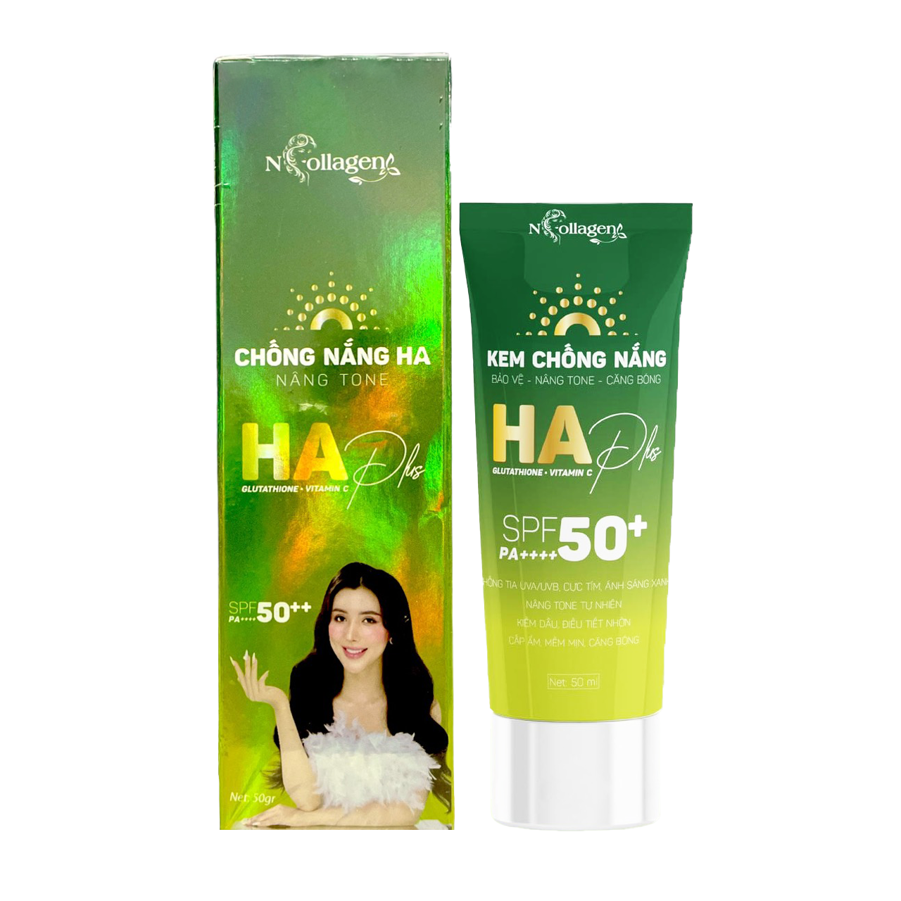 Kem Chống Nắng HA Plus N Collagen Nâng Tone – một lựa chọn đáng tham khảo trong N Collagen