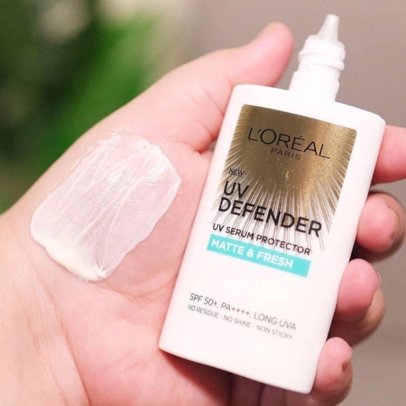 Kem Chống Nắng L'oreal Paris UV Defender Matte & Fresh With Airlicium SPF50+ PA++++ 50ml